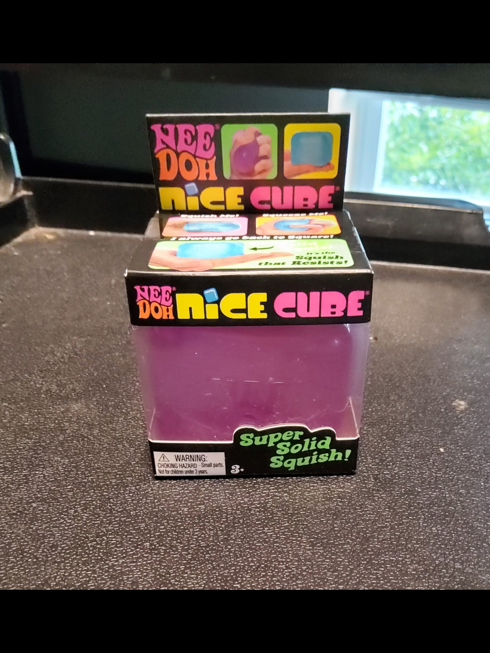 NeeDoh Nice Cube Super Solid Squish - Purple
